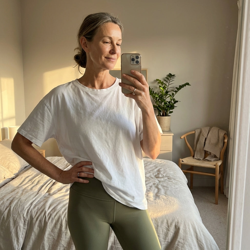 Femme devant son miroir